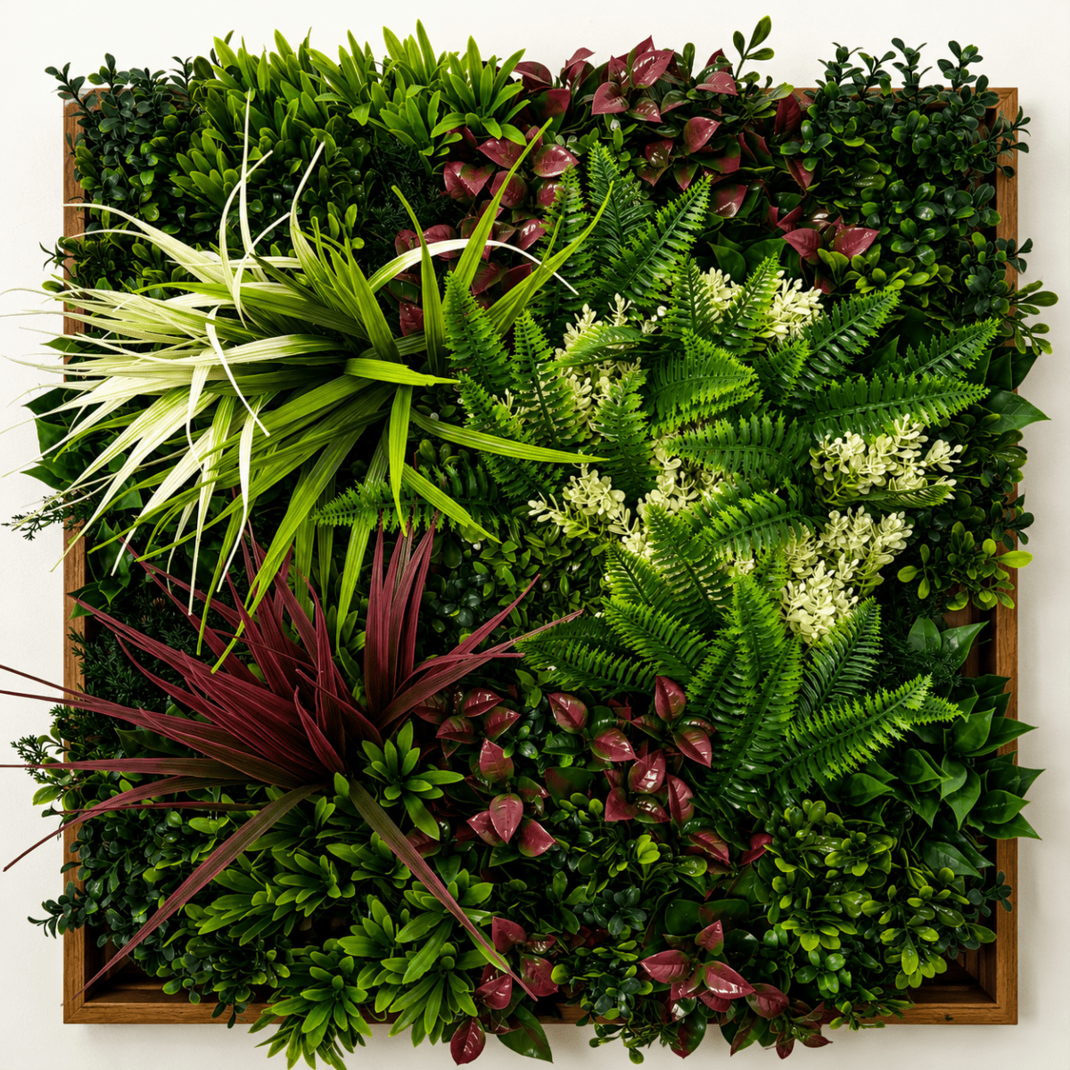 Siepe Quadro Verde Artificiale Decorativo Summer Frame 50x50cm | Xone
