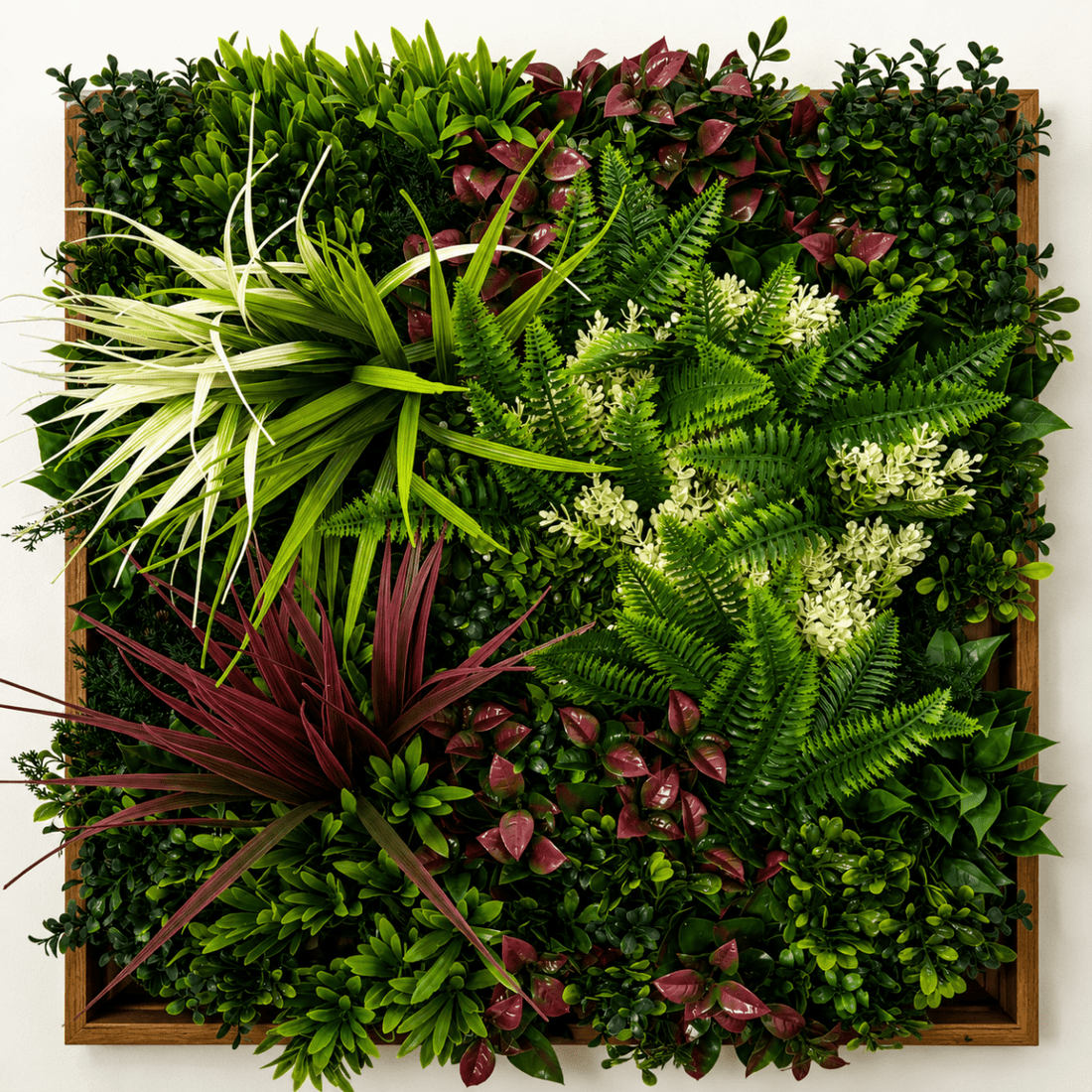 Siepe Quadro Verde Artificiale Decorativo Summer Frame 50x50cm | Xone