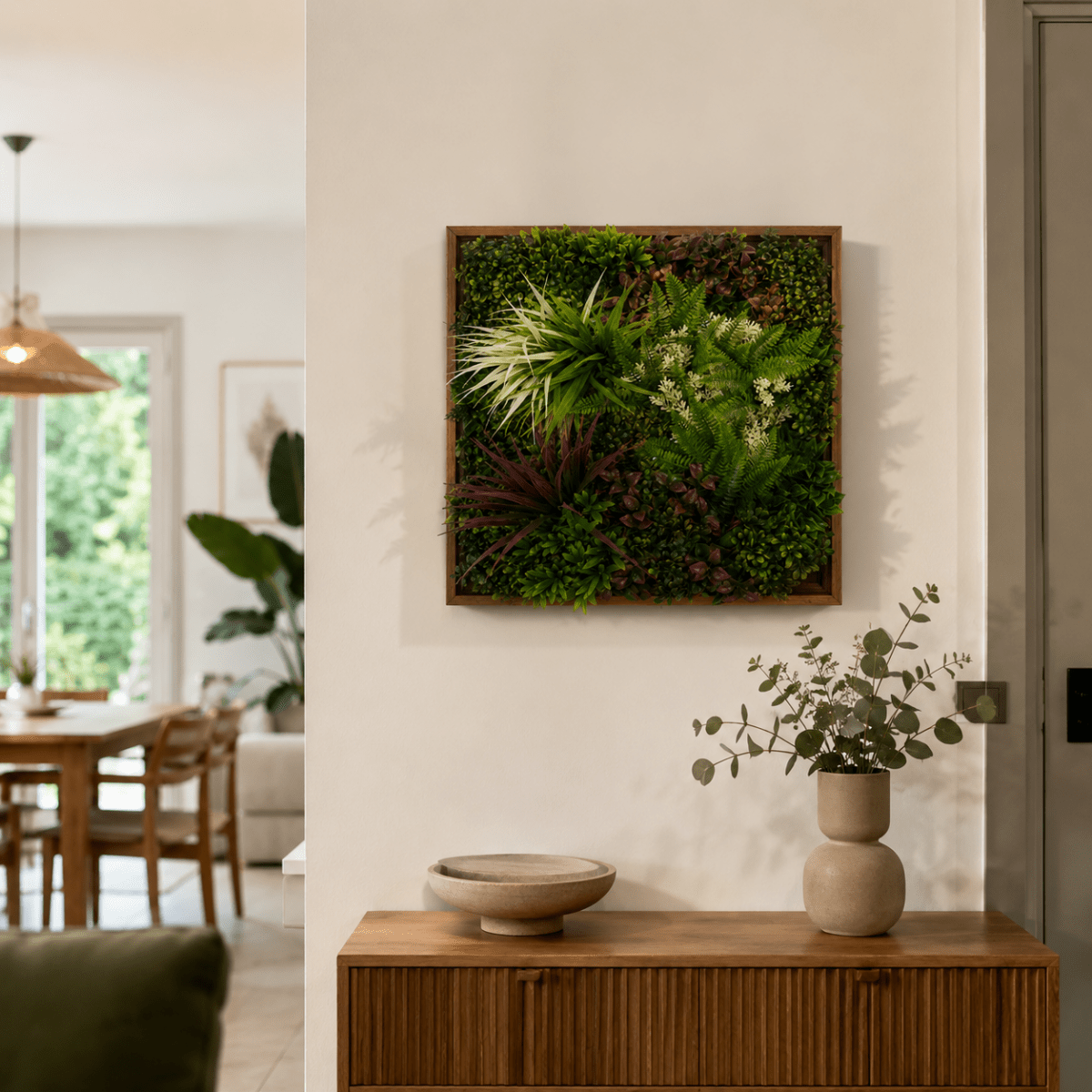 Siepe Quadro Verde Artificiale Decorativo Summer Frame 50x50cm | Xone