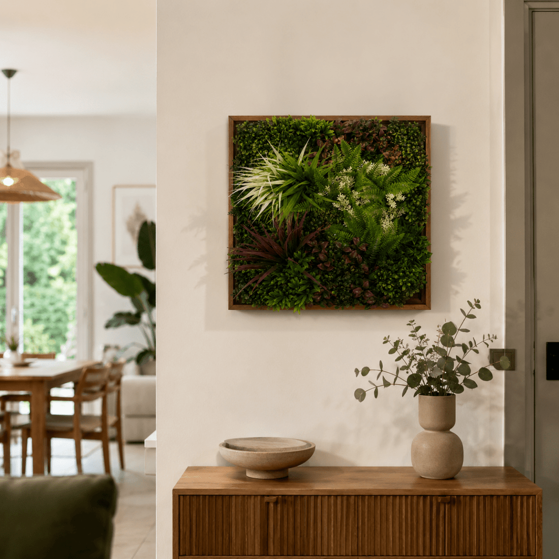 Siepe Quadro Verde Artificiale Decorativo Summer Frame 50x50cm | Xone
