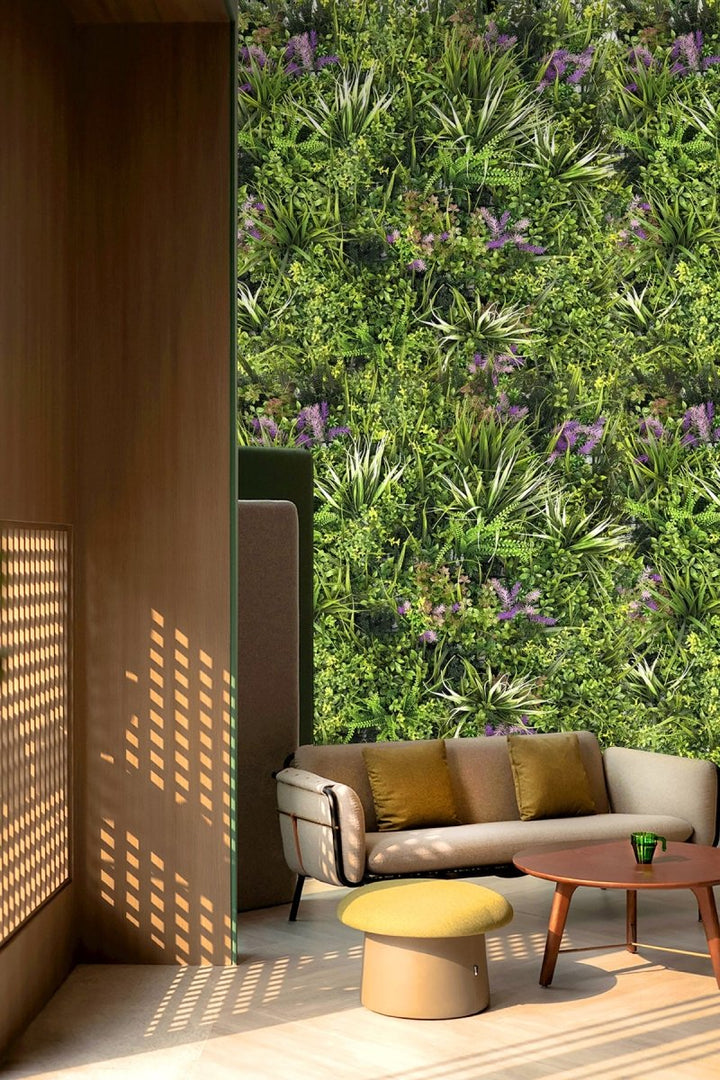 Siepe Artificiale 3D Lavanda 100x100 cm | Xone