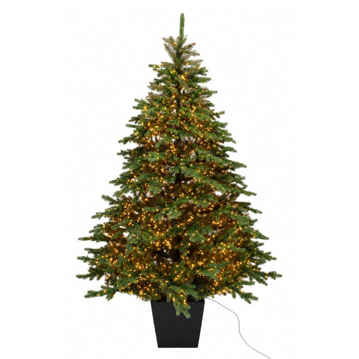 Albero di Natale Lord con vaso e Led integrati