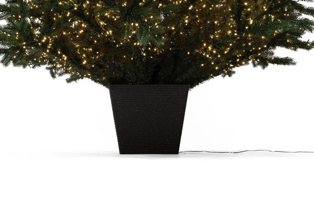 Albero di Natale Lord con vaso e Led integrati