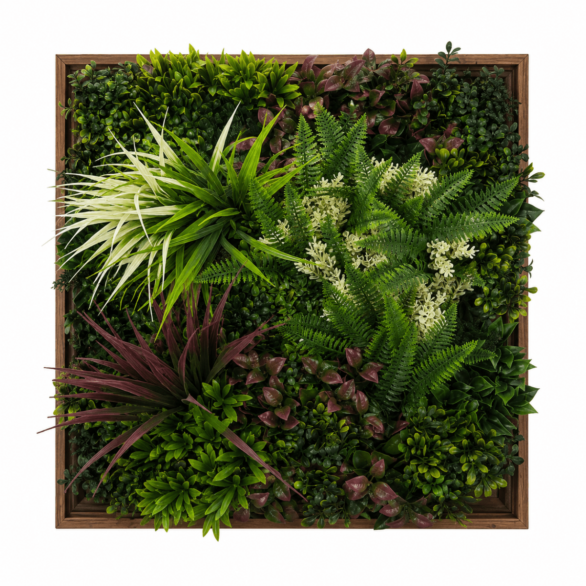 Siepe Quadro Verde Artificiale Decorativo Summer Frame 50x50cm | Xone