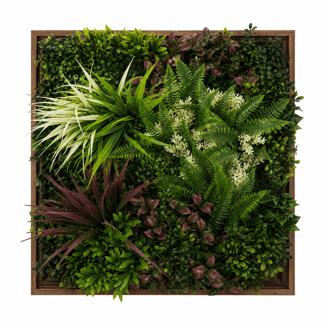 Siepe Quadro Verde Artificiale Decorativo Summer Frame 50x50cm | Xone