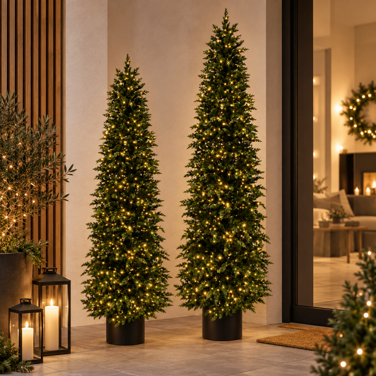 Albero Di Natale Parker Led Foglia Soft