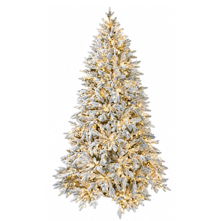 Albero di Natale Innevato Kendric con Led Integrati