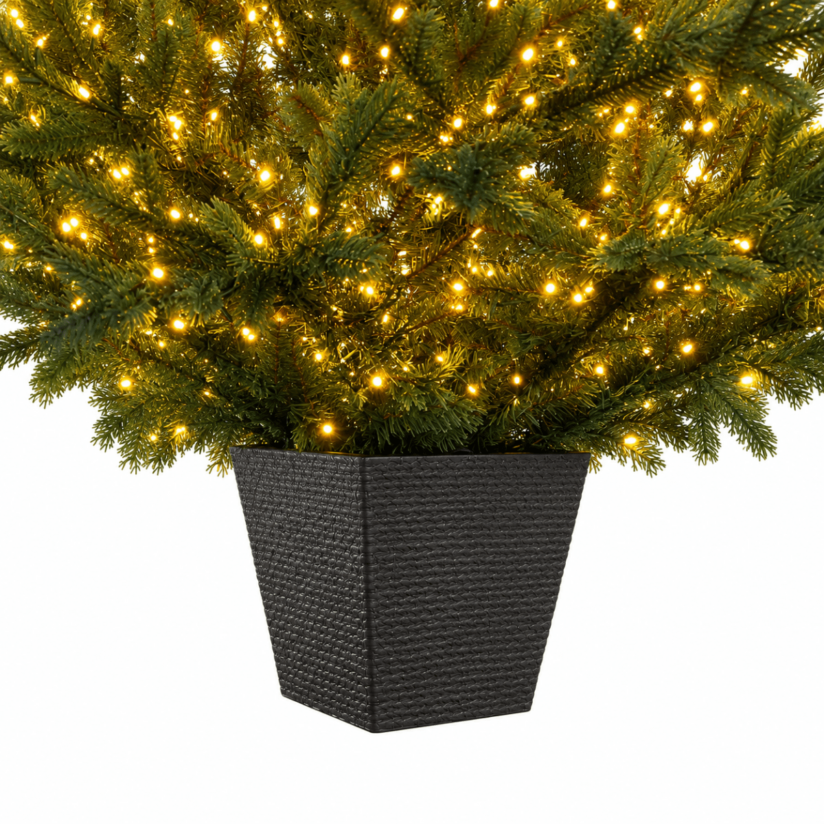 Albero di Natale Lord con vaso e Led integrati