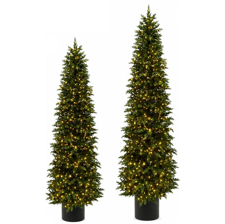 Albero Di Natale Parker Led Foglia Soft