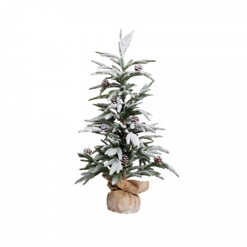 Pinetto innevato con pigne White Star Xone